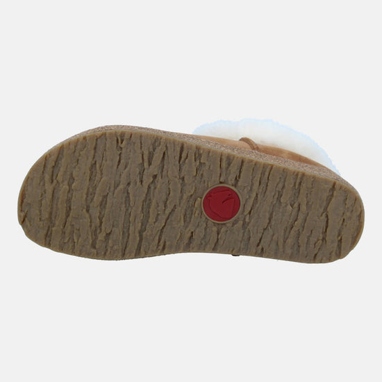 Schuhwerk Schwangau Haflinger Lammfellclog Snowbird im Angebot