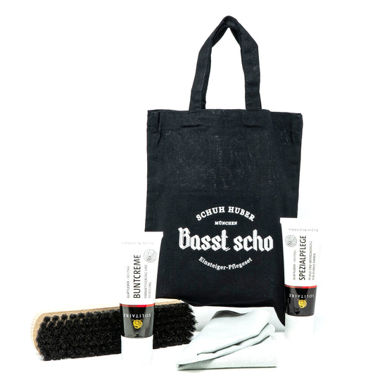Schuhwerk Schwangau Basst scho Einsteiger-Pflegeset Fabrikverkauf