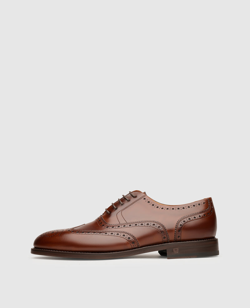 Shoepassion Rahmengenähter Full-Brogue Oxford Herrenschuh Henry Stevens Shoepassion Letzte 2 Tage