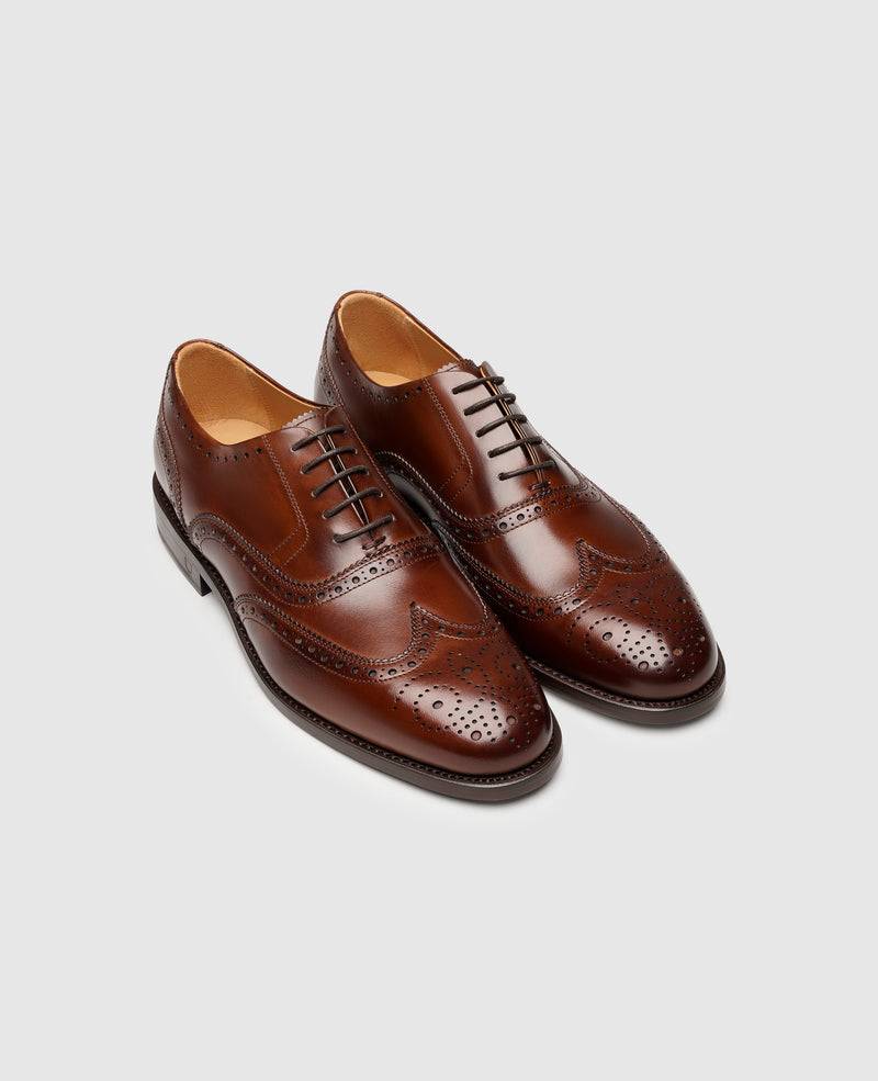 Shoepassion Rahmengenähter Full-Brogue Oxford Herrenschuh Henry Stevens Shoepassion Letzte 2 Tage