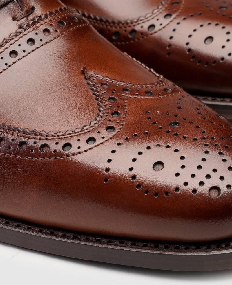 Shoepassion Rahmengenähter Full-Brogue Oxford Herrenschuh Henry Stevens Shoepassion Letzte 2 Tage