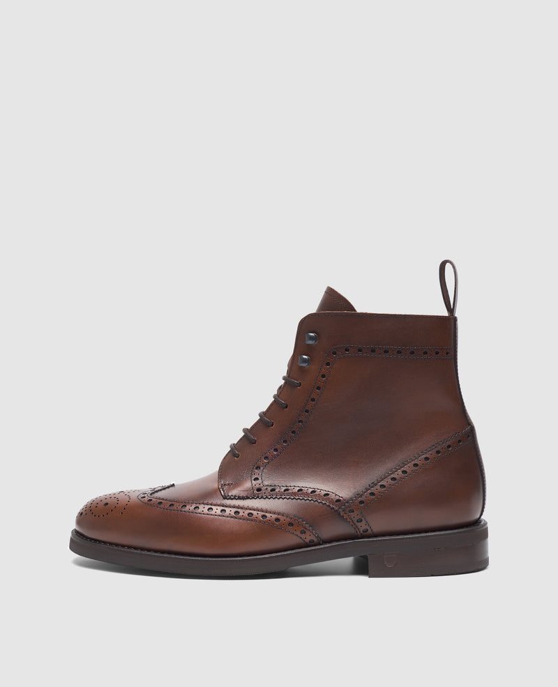 Shoepassion Winston FBDB2 Derby Boot in Mittelbraun - Henry Stevens Shoepassion Bis zu 50% Rabatt