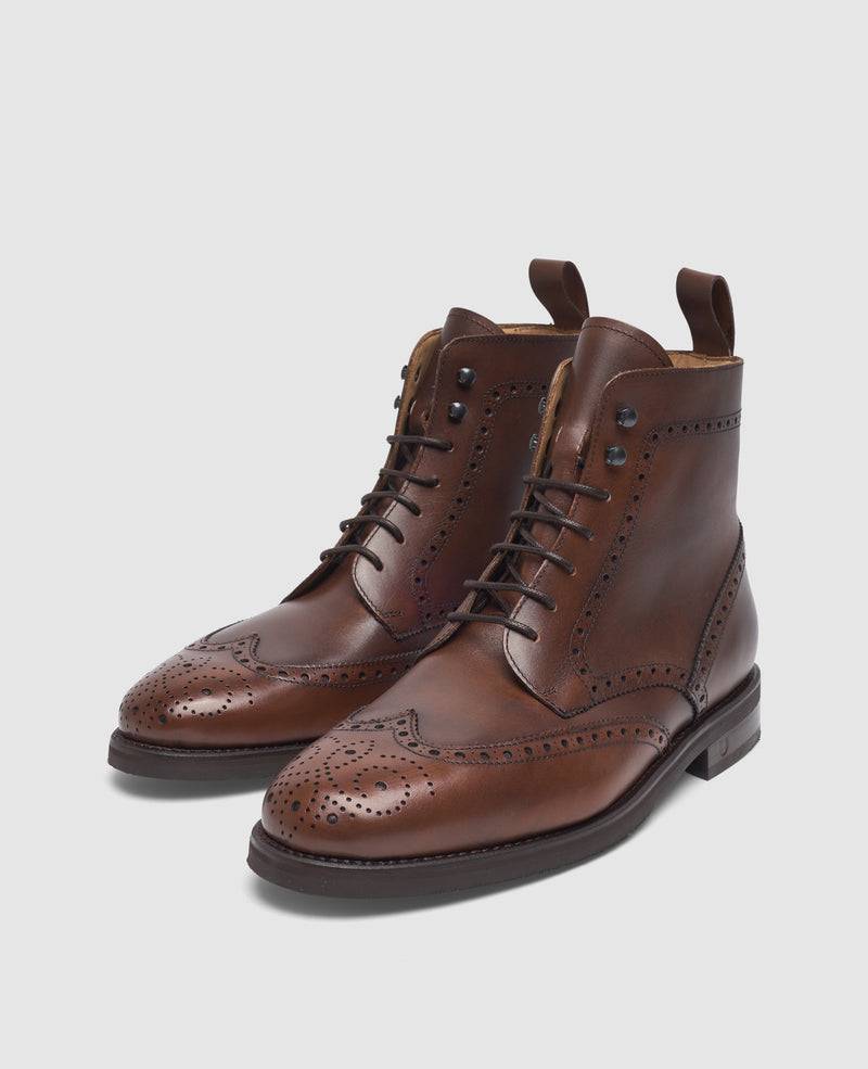 Shoepassion Winston FBDB2 Derby Boot in Mittelbraun - Henry Stevens Shoepassion Bis zu 50% Rabatt