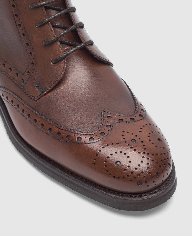 Shoepassion Winston FBDB2 Derby Boot in Mittelbraun - Henry Stevens Shoepassion Bis zu 50% Rabatt