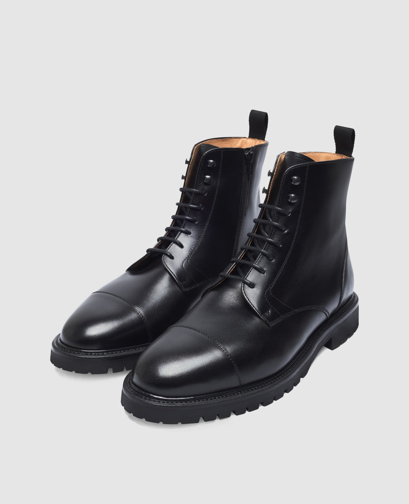Shoepassion Jones CDB3 Derby Boot in Schwarz - Henry Stevens Shoepassion Bis zu 60% Rabatt