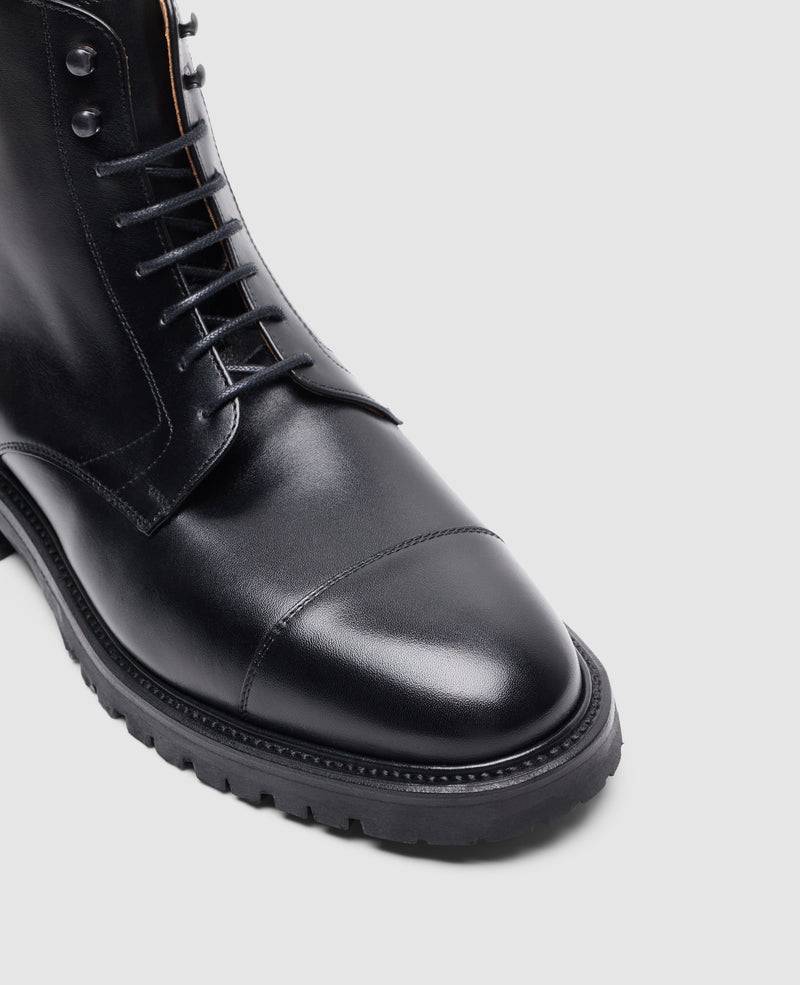 Shoepassion Jones CDB3 Derby Boot in Schwarz - Henry Stevens Shoepassion Bis zu 60% Rabatt