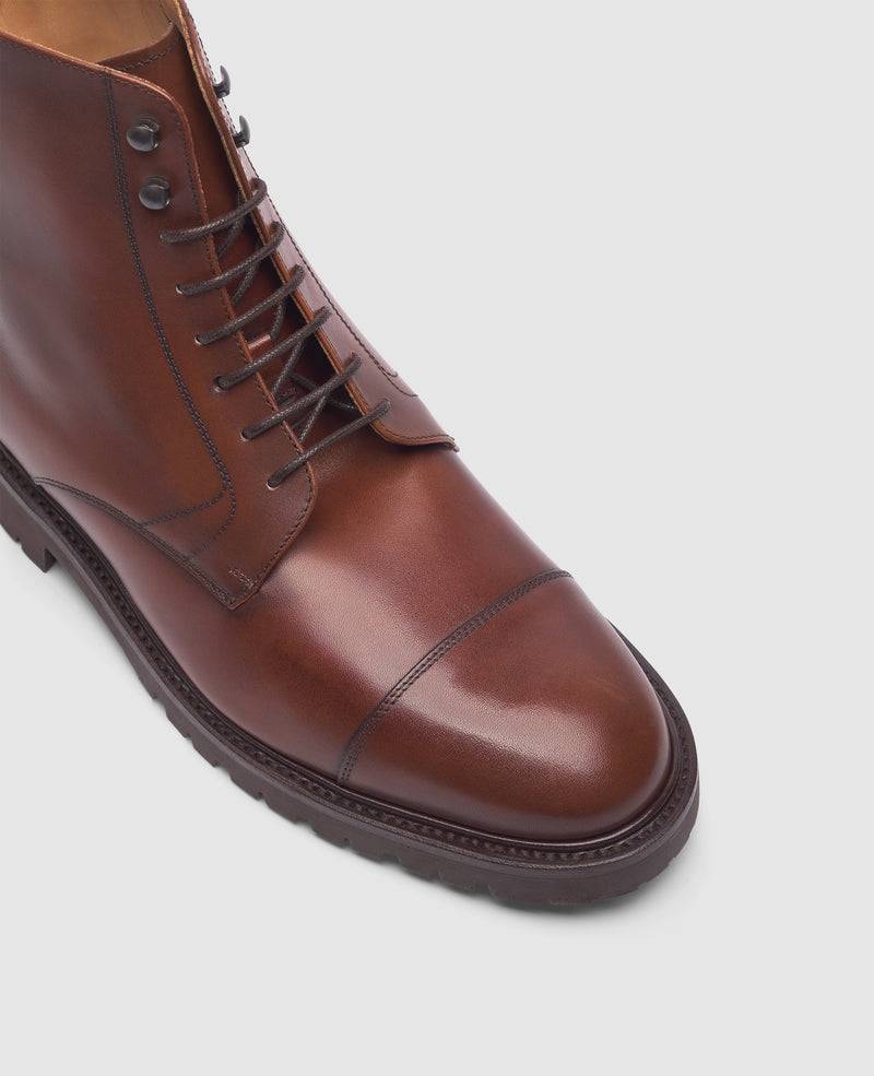 Shoepassion Jones CDB3 Derby Boot in Mittelbraun - Henry Stevens Shoepassion Bis zu 65% Rabatt