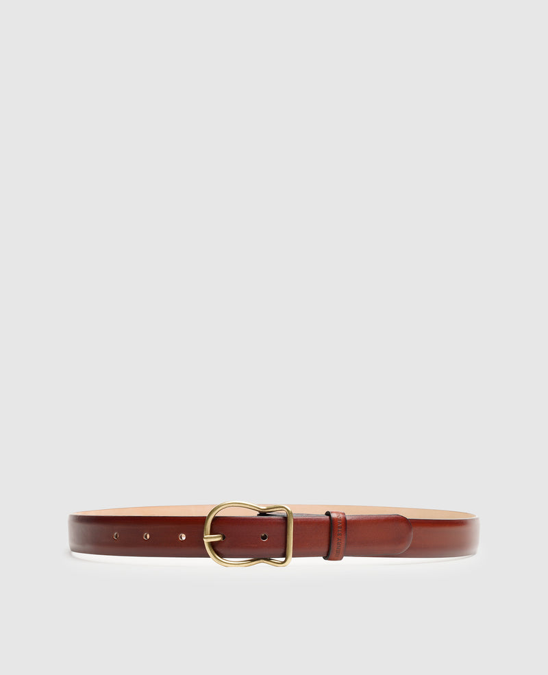 Shoepassion Edler Damengürtel aus Leder mit Handfinish Henry Stevens Shoepassion Sonderangebote