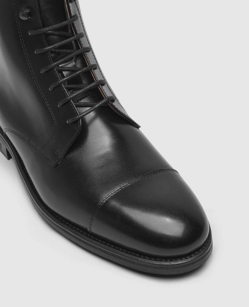 Shoepassion Winston CDB2 Derby Boot in Schwarz - Henry Stevens Shoepassion Outlet
