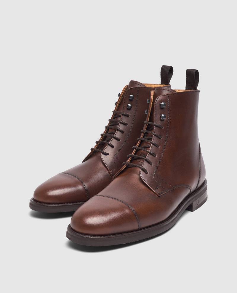Shoepassion Winston CDB2 Derby Boot in Mittelbraun - Henry Stevens Shoepassion Auslauf