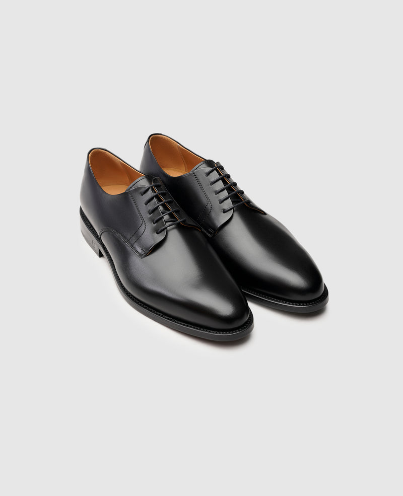 Shoepassion Rahmengenähter Plain Derby Herrenschuh aus Leder Henry Stevens Shoepassion Hotsell