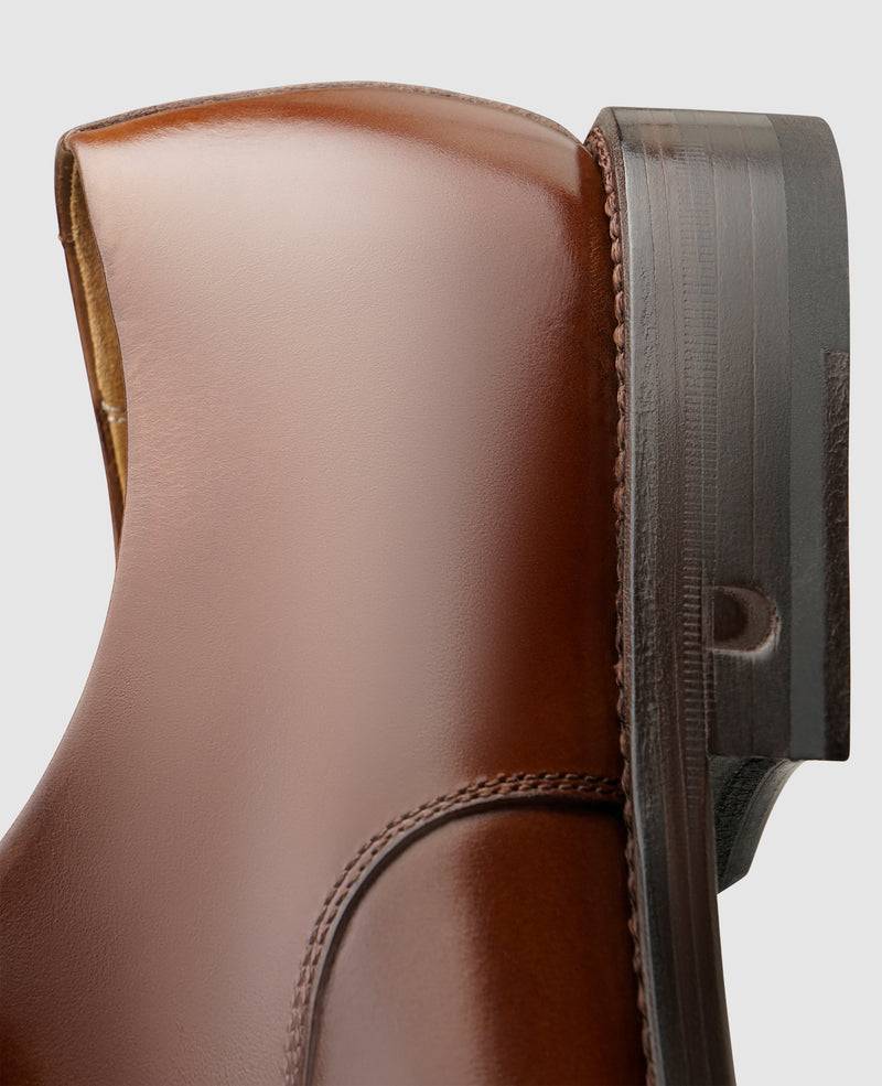 Shoepassion Rahmengenähter Plain Derby Herrenschuh aus Leder Henry Stevens Shoepassion im Angebot