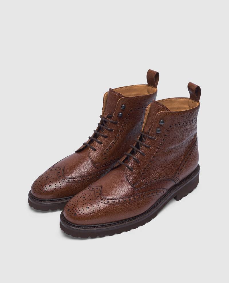 Shoepassion Winston FBDB6 Derby Boot in Mittelbraun - Henry Stevens Shoepassion Fabrikverkauf