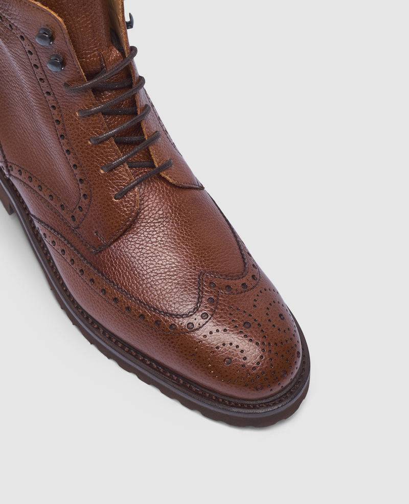 Shoepassion Winston FBDB6 Derby Boot in Mittelbraun - Henry Stevens Shoepassion Fabrikverkauf