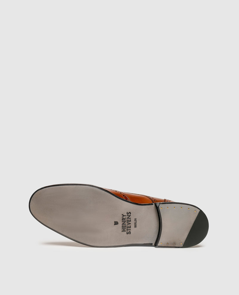 Shoepassion Rahmengenähte Full-Brogue Derby Herrenschuhe mit Glattleder Shoepassion Blitzverkäufe