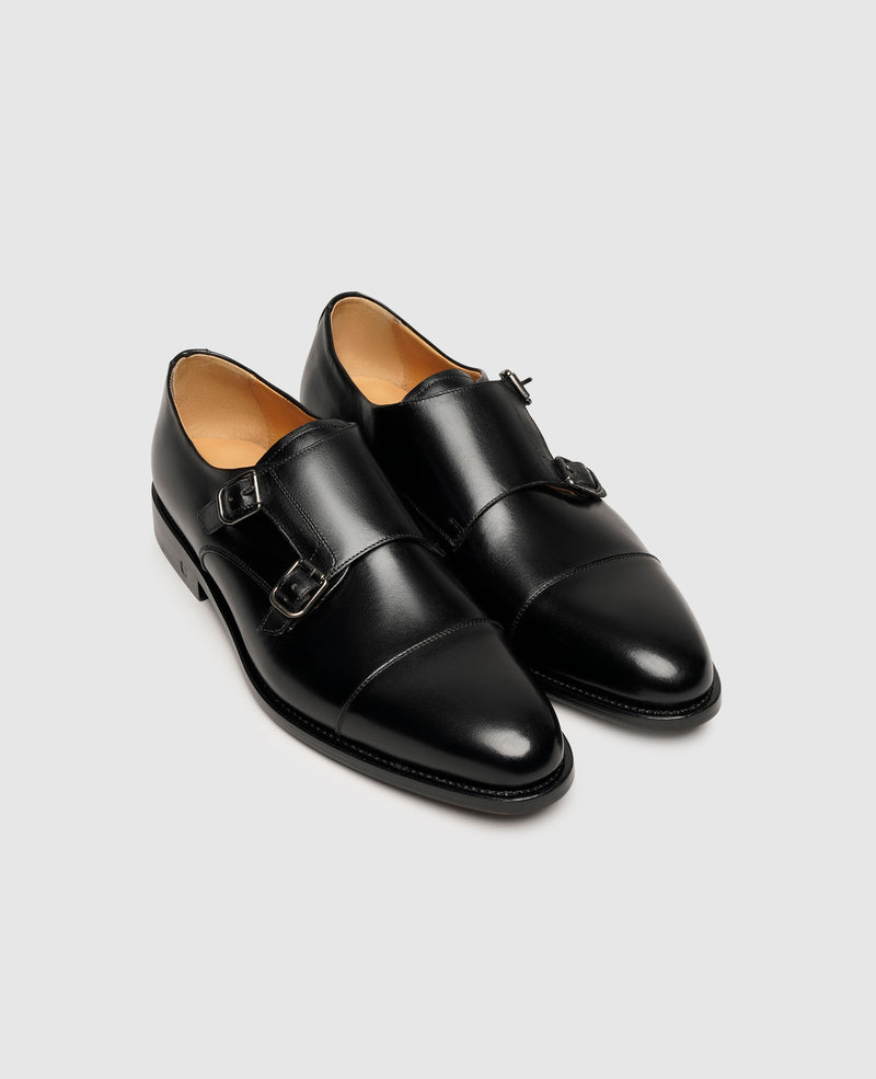 Shoepassion Rahmengenähter Doppel-Monkstrap Herrenschuh Henry Stevens Shoepassion Kostenloser Versand