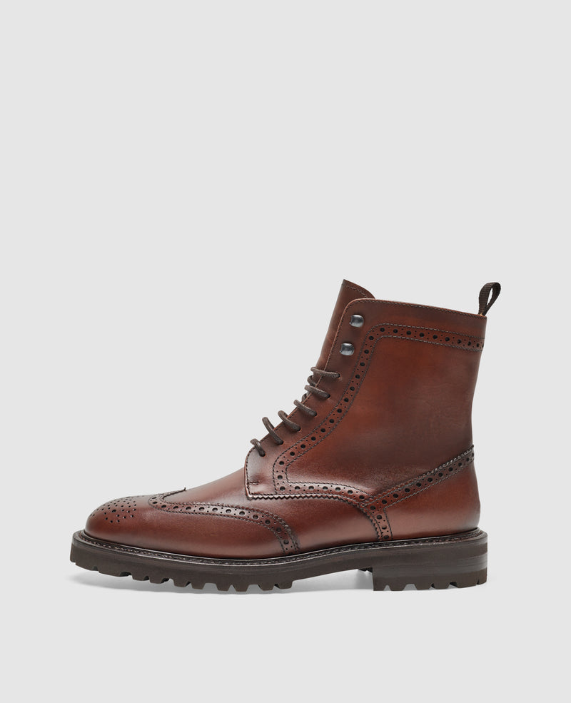 Shoepassion Bonnie FBDB5 Derby Boot in Mittelbraun - Henry Stevens Shoepassion Exklusivangebot