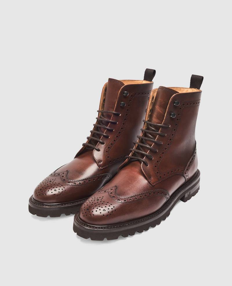 Shoepassion Bonnie FBDB5 Derby Boot in Mittelbraun - Henry Stevens Shoepassion Exklusivangebot