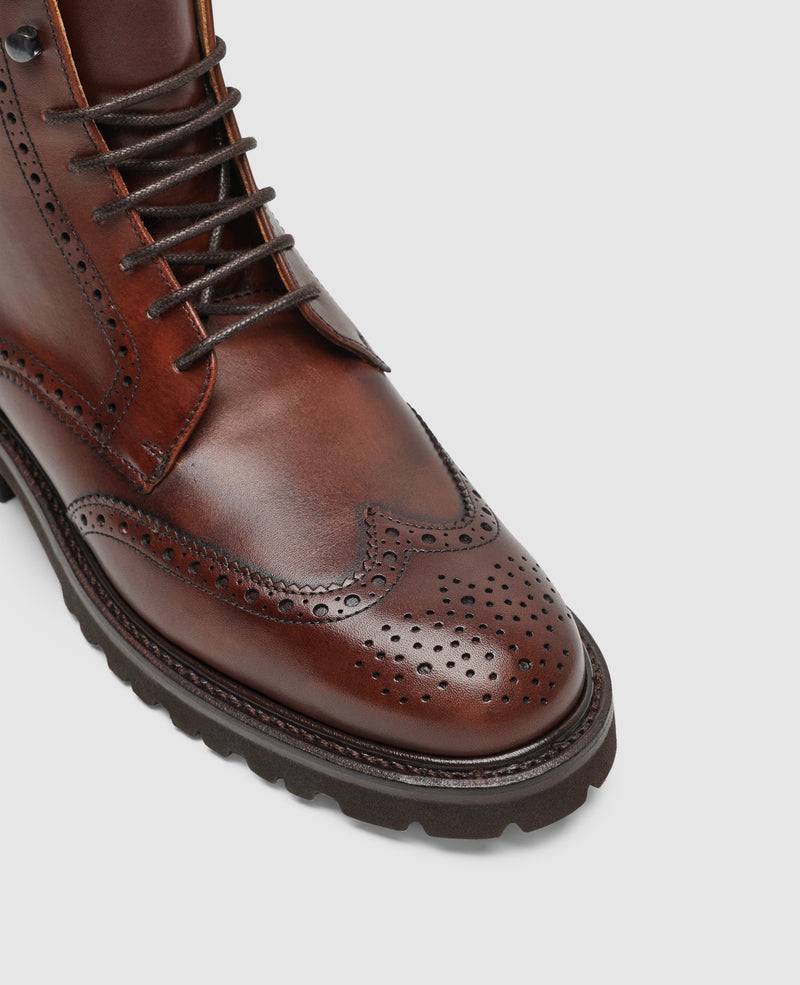 Shoepassion Bonnie FBDB5 Derby Boot in Mittelbraun - Henry Stevens Shoepassion Exklusivangebot
