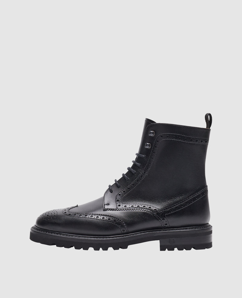 Shoepassion Bonnie FBDB5 Derby Boot in Schwarz - Henry Stevens Shoepassion Preisnachlass