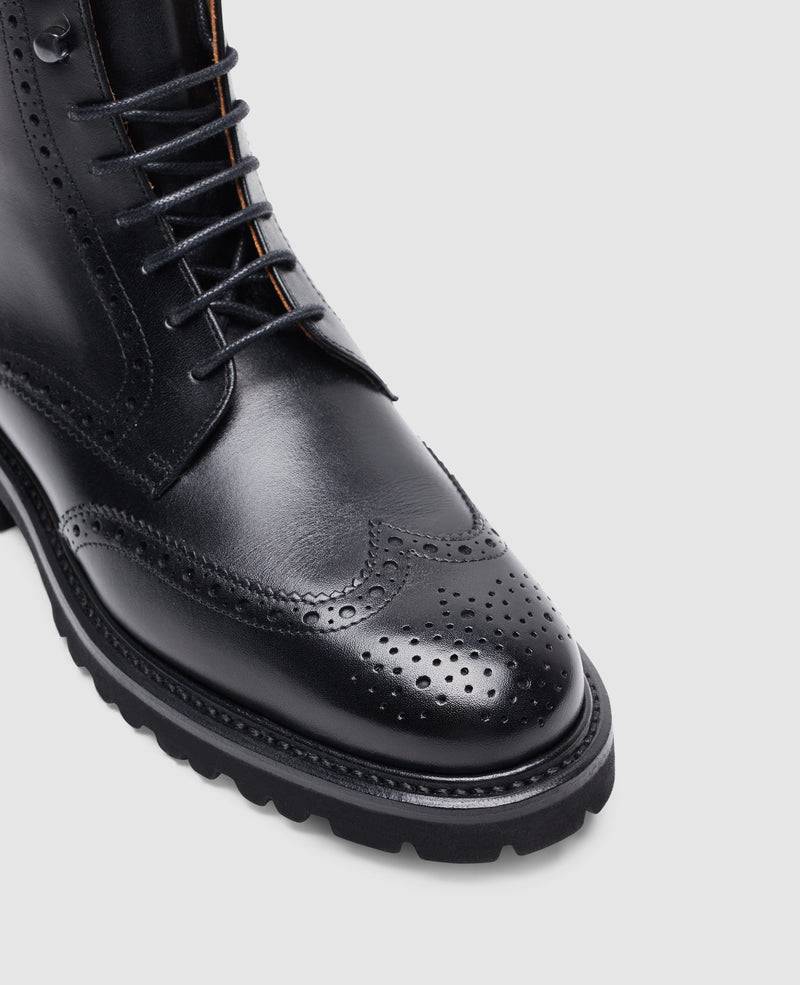 Shoepassion Bonnie FBDB5 Derby Boot in Schwarz - Henry Stevens Shoepassion Preisnachlass