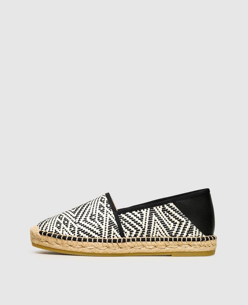 Shoepassion Gemusterte Espadrilles aus Textil Henry Stevens Shoepassion Zeitlich begrenztes Angebot