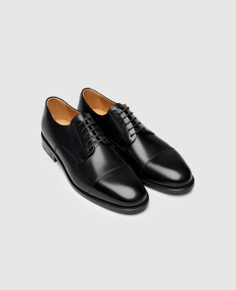 Shoepassion Rahmengenähter Captoe Derby Herrenschuh aus Leder Henry Stevens Shoepassion Vierteljährliche Förderung