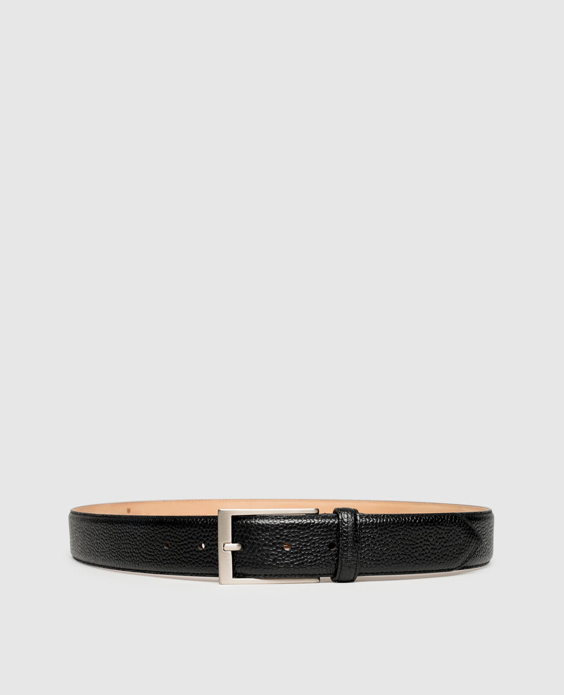 Shoepassion Markanter Herrengürtel aus Scotchgrain Leder Henry Stevens Shoepassion Clearance-Verkauf