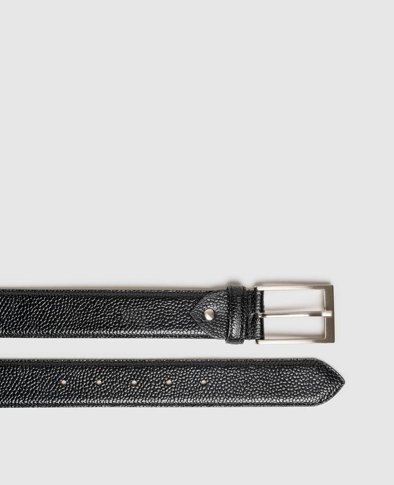 Shoepassion Markanter Herrengürtel aus Scotchgrain Leder Henry Stevens Shoepassion Clearance-Verkauf