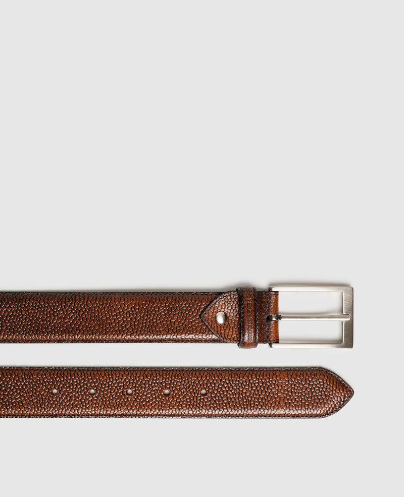Shoepassion Markanter Herrengürtel aus Scotchgrain Leder Henry Stevens Shoepassion Begrenzt auf 3 Tage