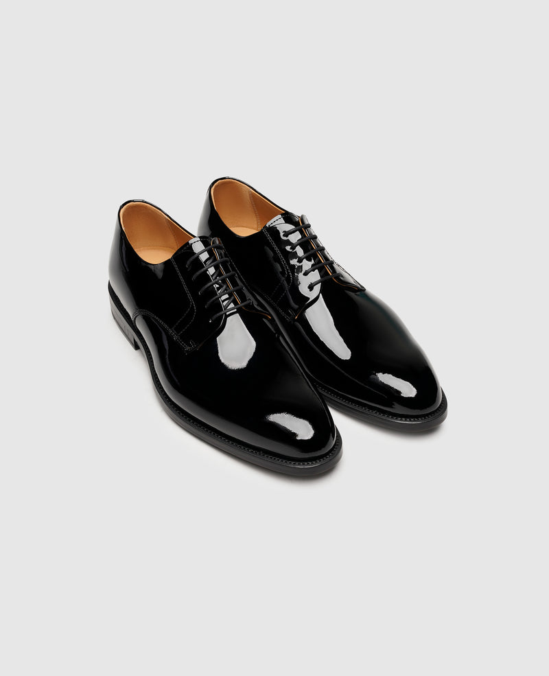 Shoepassion Rahmengenähter Herren Plain Derby Lackschuh Henry Stevens Shoepassion Osterangebot