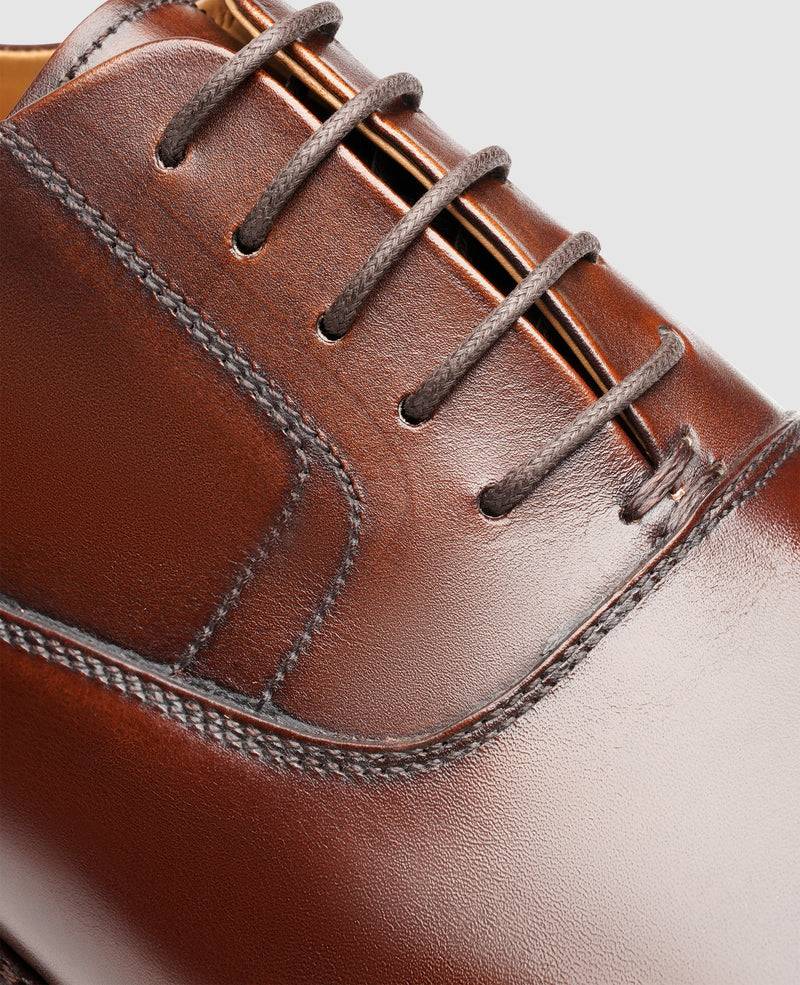 Shoepassion Handgefertigter Oxford Herrenschuh mit Patina Henry Stevens Shoepassion Online Outlet