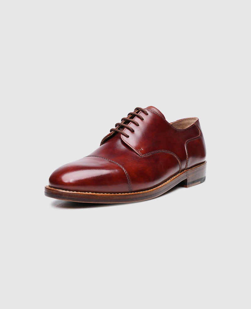 Shoepassion Heinrich Dinkelacker Captoe Derby aus Toscana Calf Shoepassion Exklusive Angebote