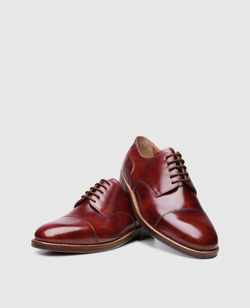 Shoepassion Heinrich Dinkelacker Captoe Derby aus Toscana Calf Shoepassion Exklusive Angebote