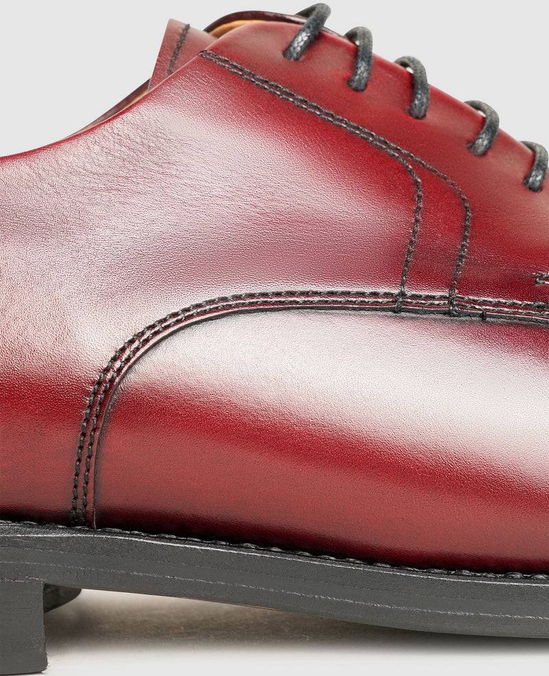Shoepassion Rahmengenähter Derby Herrenschuh mit Patina Henry Stevens Shoepassion Tiefpreis
