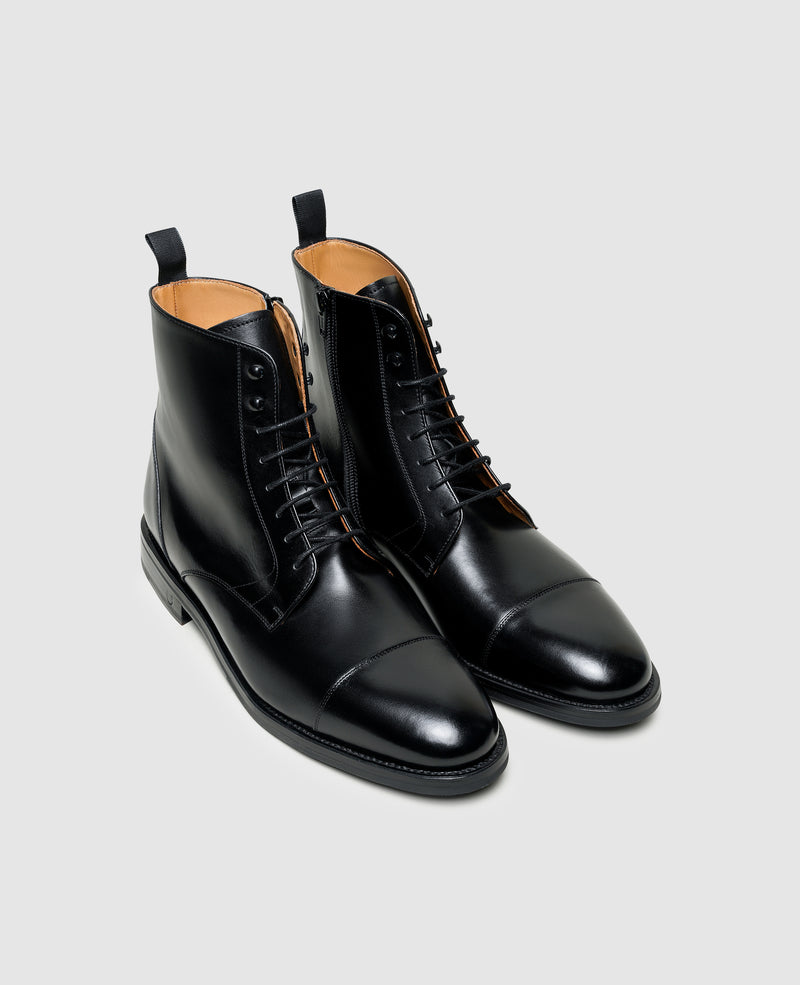 Shoepassion Rahmengenähte Herren-Schnürboots aus Glattleder Henry Stevens Shoepassion Super Sparpreis