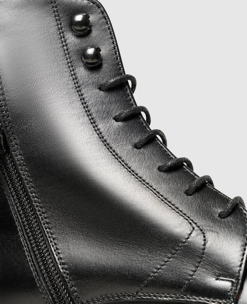Shoepassion Rahmengenähte Herren-Schnürboots aus Glattleder Henry Stevens Shoepassion Super Sparpreis