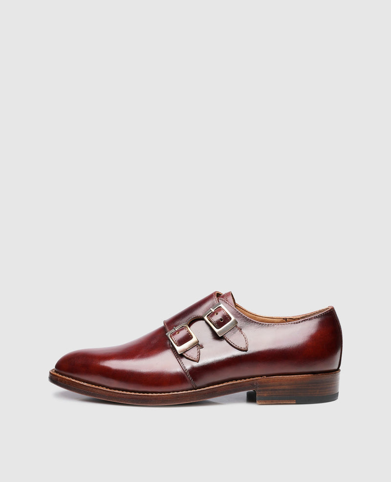 Shoepassion Heinrich Dinkelacker Doppel-Monkstrap für Herren aus Toscana Calf Shoepassion Im Verkauf