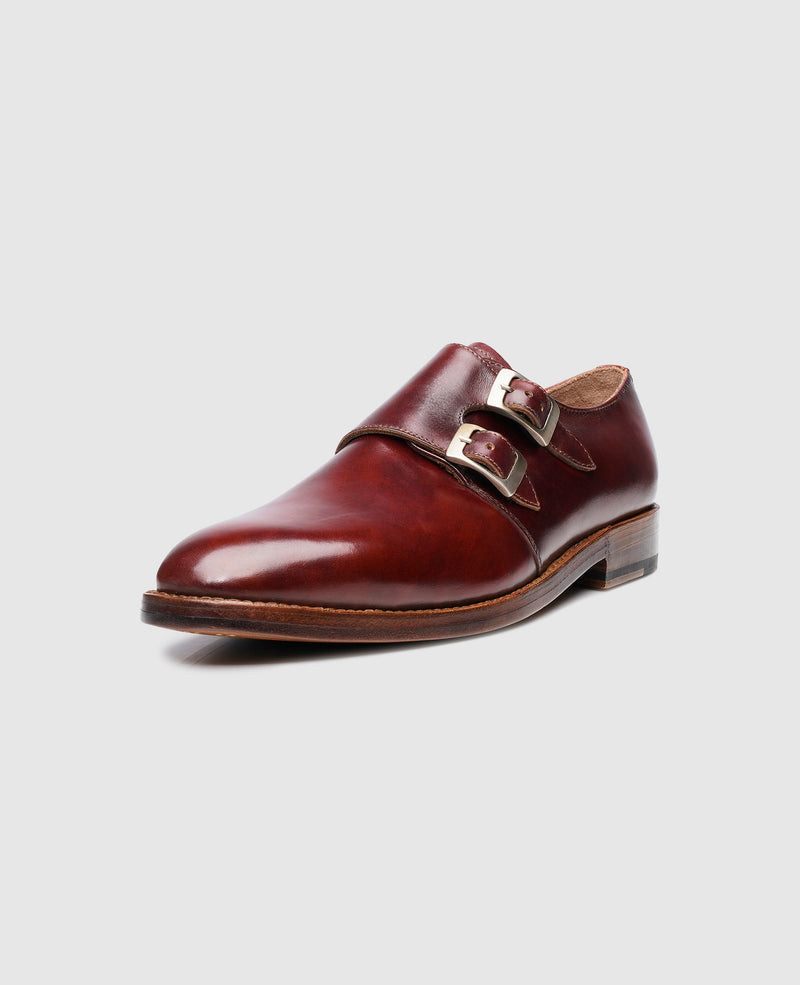 Shoepassion Heinrich Dinkelacker Doppel-Monkstrap für Herren aus Toscana Calf Shoepassion Im Verkauf