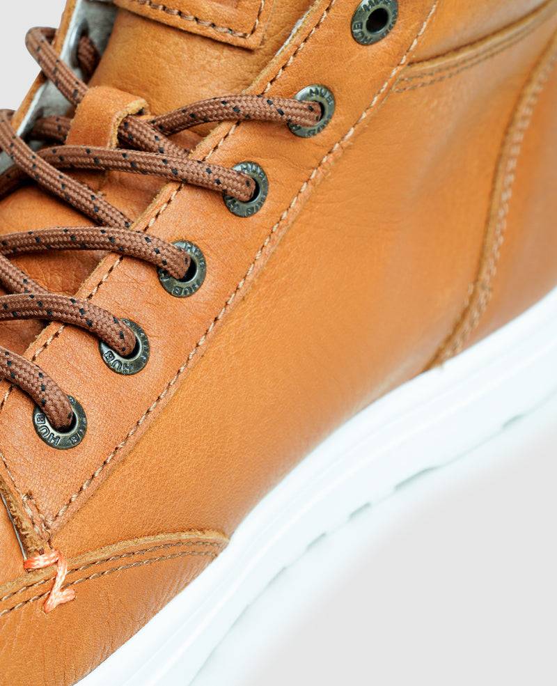 Shoepassion Herren High-Top Sneaker aus Rauleder HUB bei Shoepassion Fabrikverkauf