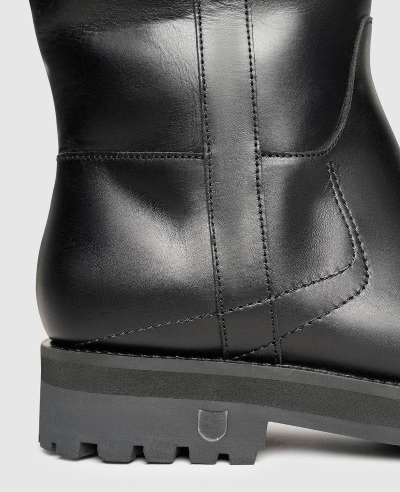 Shoepassion Gefütterte Leder-Schlupfstiefel für Damen Henry Stevens Shoepassion Blitzangebot