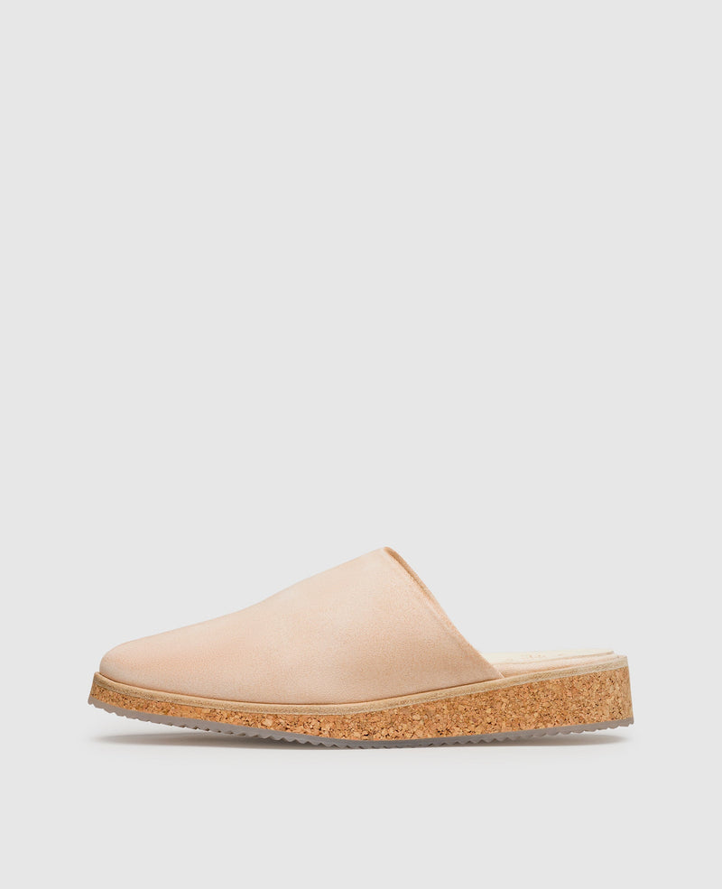 Shoepassion Leichte Damen-Mules mit Velours & Korksohle Henry Stevens Shoepassion Bis zu 65% Rabatt
