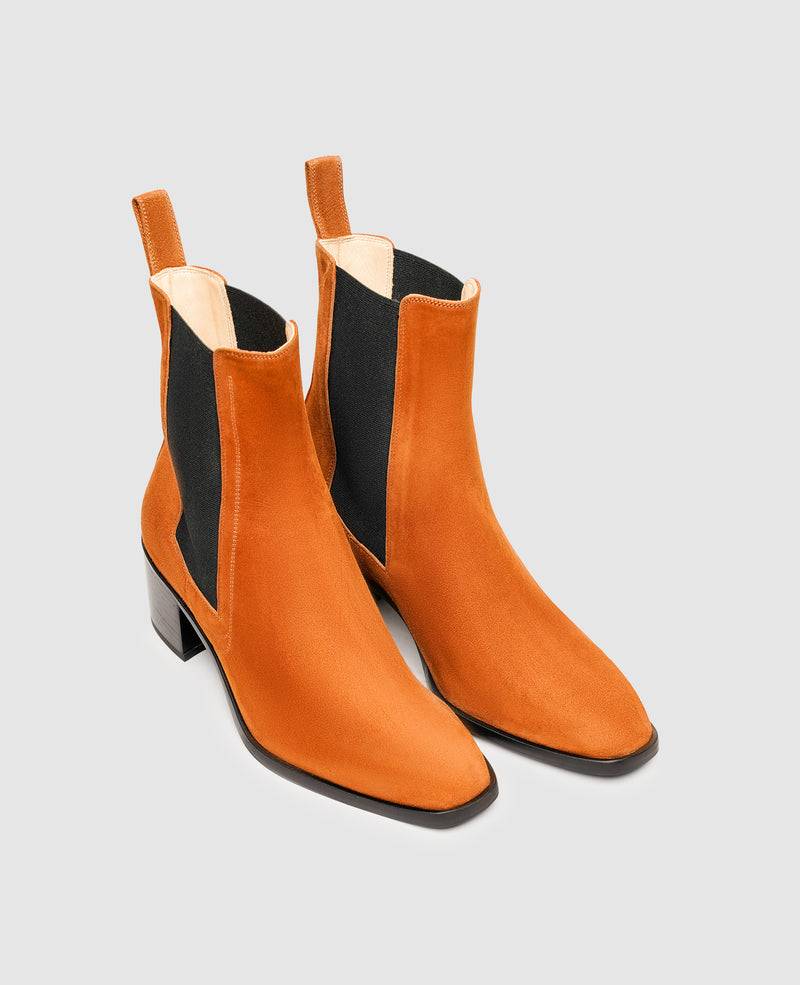 Shoepassion Chelsea Boot für Damen aus Ziegenvelours Henry Stevens Shoepassion Nur noch ein Tag übrig