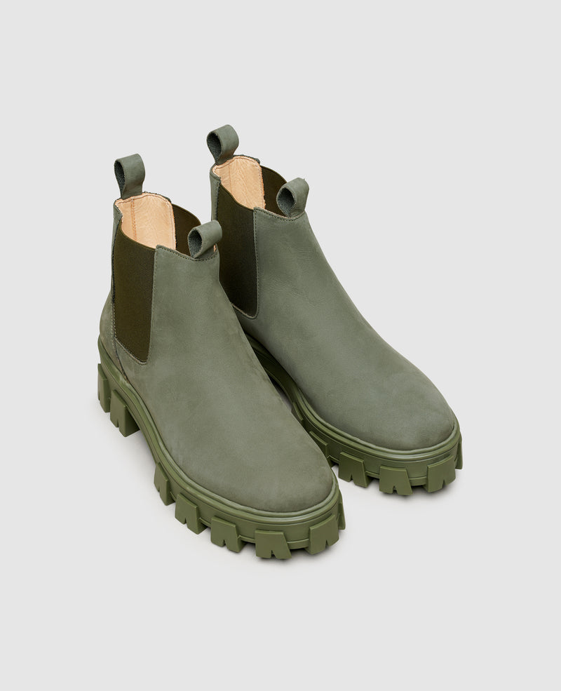 Shoepassion Chunky Chelsea Boot aus Nubuk für Damen N91 bei Shoepassion Black Friday Preise
