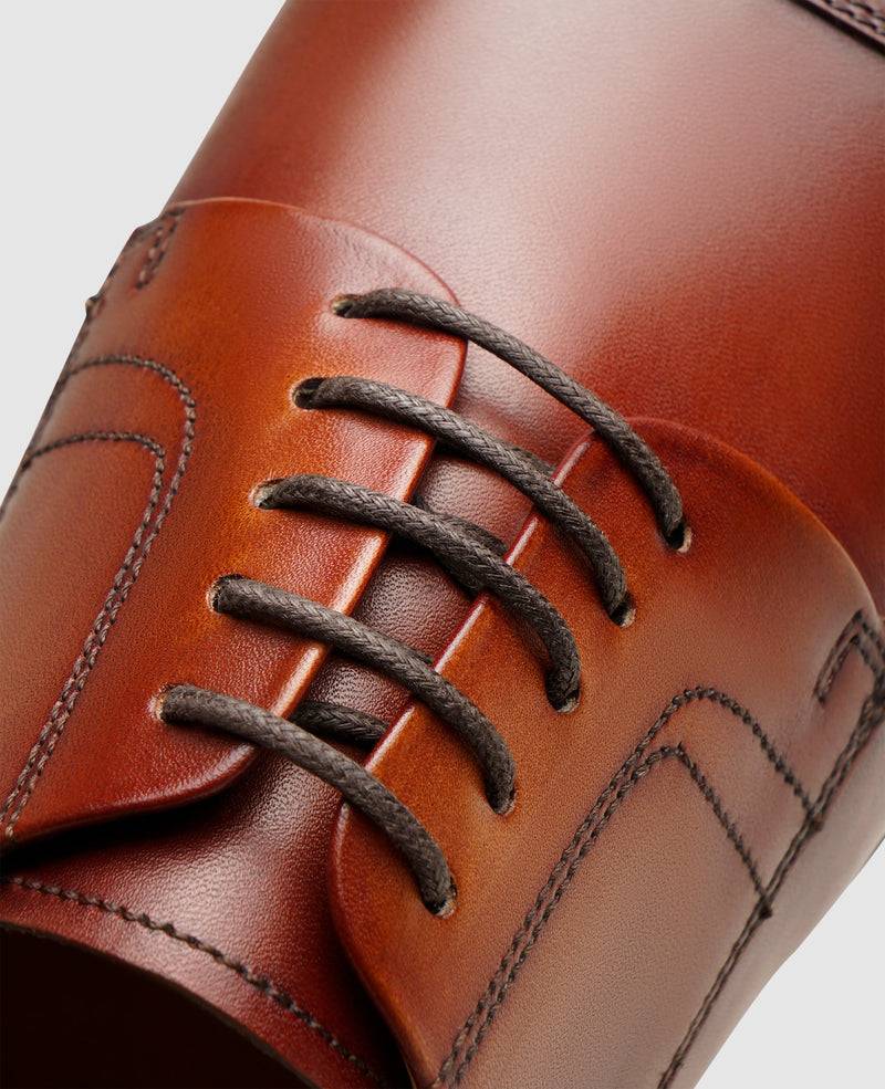 Shoepassion Handgefertigter Captoe Derby Damen-Lederschuh Henry Stevens Shoepassion Im Verkauf