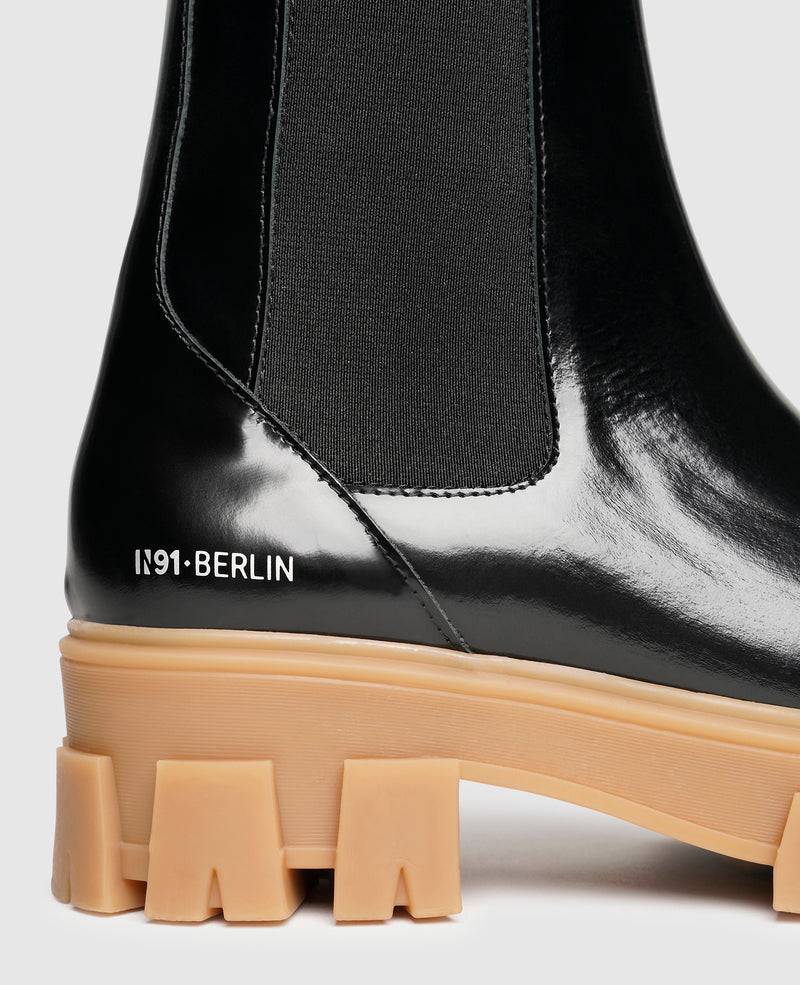 Shoepassion Chelsea-Boots aus Glattleder mit Plateausohle für Damen N91 Shoepassion Verkauf