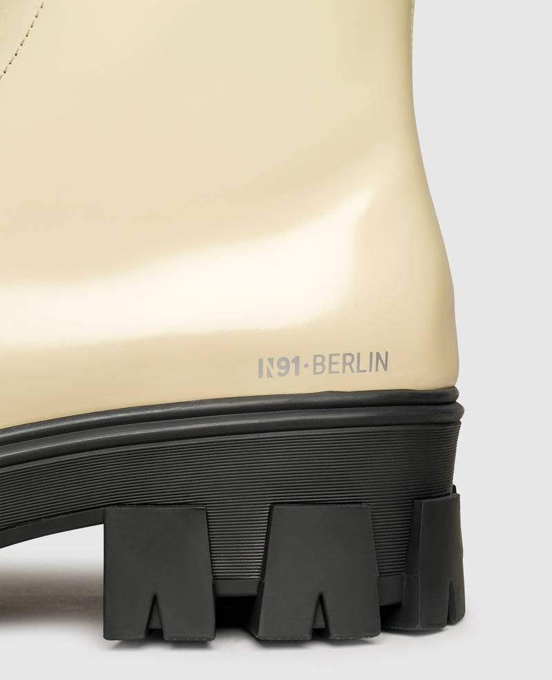 Shoepassion Leder-Schnürstiefelette mit Plateausohle für Damen N91 Shoepassion Schlussverkauf