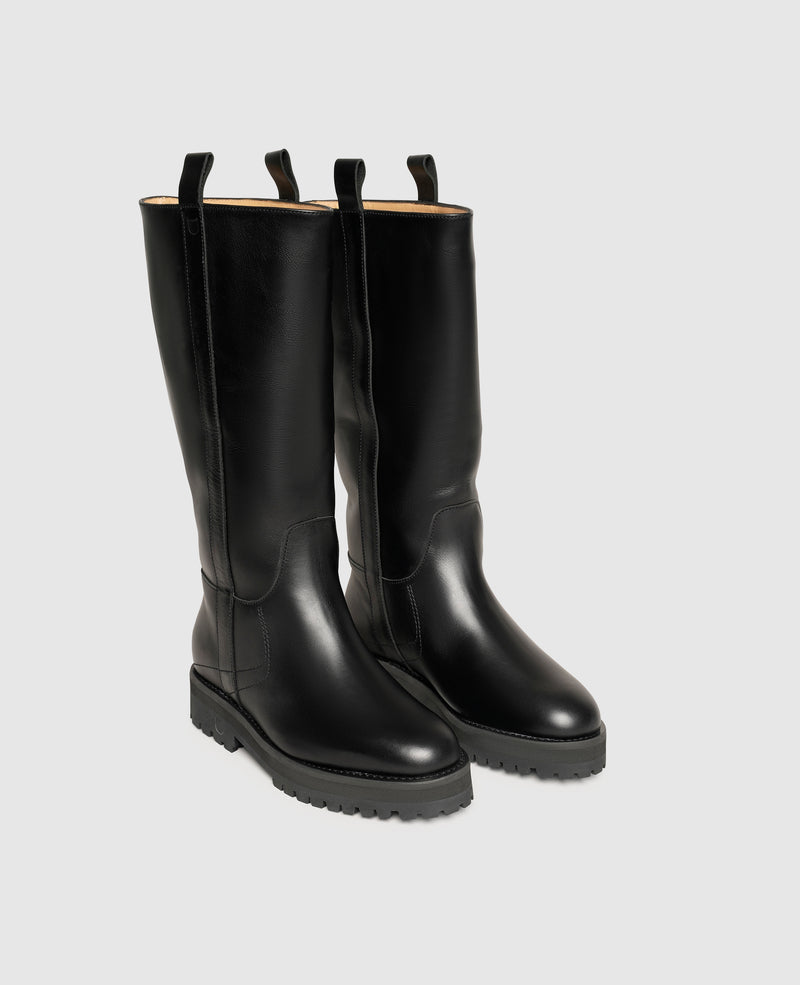 Shoepassion Gefütterte Leder-Schlupfstiefel für Damen |Henry Stevens Shoepassion Meist gekauft
