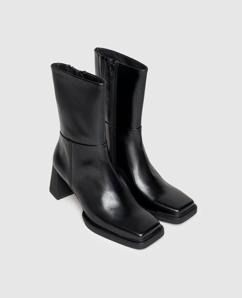 Shoepassion Angesagte Boots aus Glattleder mit hohem Blockabsatz Vagabond Shoepassion Rabatt
