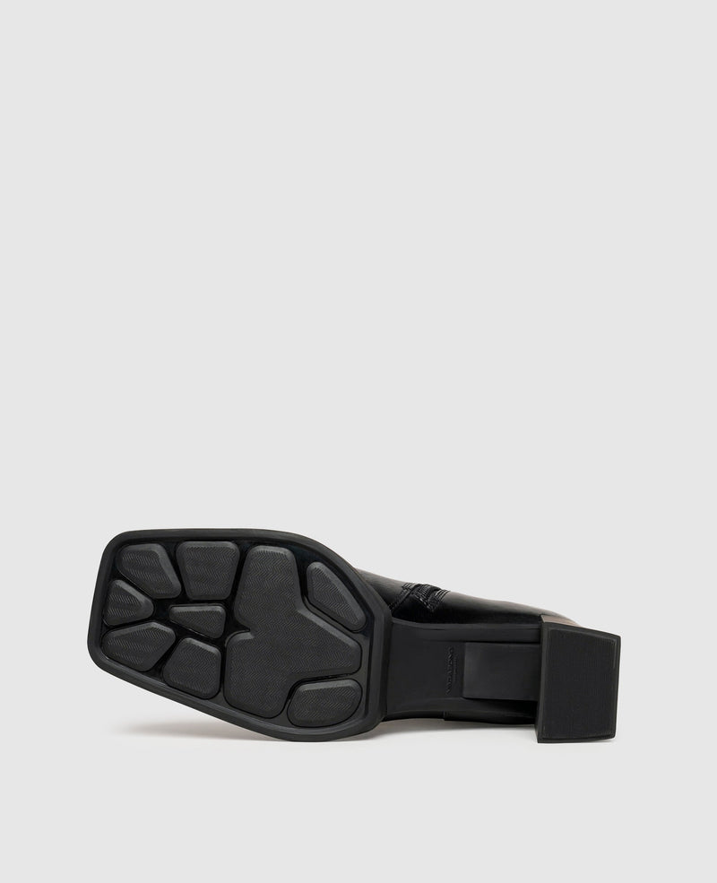 Shoepassion Angesagte Boots aus Glattleder mit hohem Blockabsatz Vagabond Shoepassion Rabatt